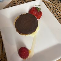Vegan and gluten free ‘twix’  dessert  at Chez FLORABIO in Toulon