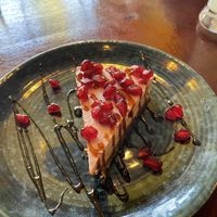 Cashew-Lemon cheese cake. My absolute favorite  #Veganuary at Soul Bistro in Varkala