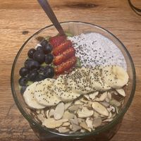 Green bowl at Hiking Hawaii Cafe in Honolulu