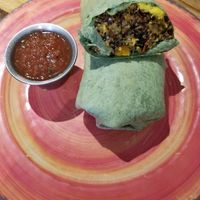 Tofu burrito at Hiking Hawaii Cafe in Honolulu
