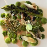 Asparagus course   at Restaurant Haselburg in Bolzano