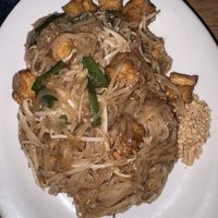Tofu pad Thai, no egg  at Aroy Thai Cuisine in Mobile