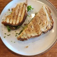 veggie breakfast sandwich at CFS Coffee Dr Phillips in Orlando