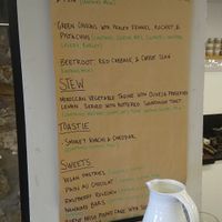 Today's menu at Five Acres in St Andrews