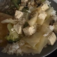 Jungle curry with tofu   at Kanlaya Thai Kitchen in Allison Park