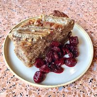 Banana bread at Eco Mind Cafe in Dubai