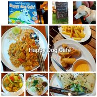 All the vegan food we had at Happy Dog Café - แฮปปี้ ด็อก คาเฟ่ in Koh Chang
