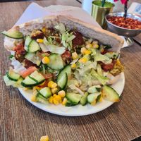 Falafeltasche #Veganuary at Arena Imbiss in Hamburg