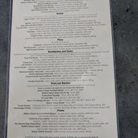Menu as of June 2018 at Pedalers Fork in Calabasas