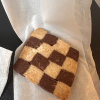 Checkered biscotti   at Lato 15 in Rome