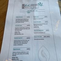 Menu of the day  at Forest Bistro in Akureyri