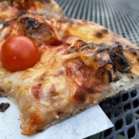 Wood fired crust   at Lucky Penny in Santa Barbara