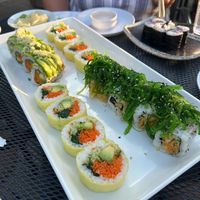 Sweet veggie, yama maki and midori maki at Kawakubo in Revelstoke