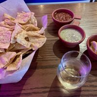 Chips dips  at Mama Betty's Tex-Mex y Cantina in Austin