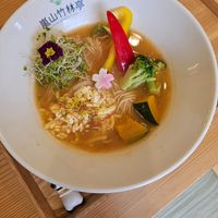 Miso Vegan Ramen  at RAMEN Arashiyama Bamboo Grove Pavilion 嵐山竹林亭 in Kyoto