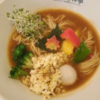 Vegan ramen at RAMEN Arashiyama Bamboo Grove Pavilion 嵐山竹林亭 in Kyoto