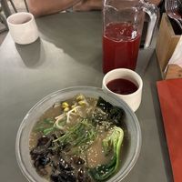 Vegan ramen  at Ramen77 in Almaty