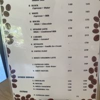 Menu   at Cafe Ynani in Coron