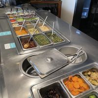 Assembly line-90% vegan  at Hummus Xpress in Tempe