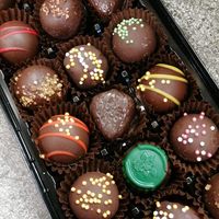 Xmas vegan choc at Chocolat in Kirkby Lonsdale in Kirkby Lonsdale