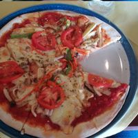 Verdur pizza at Da Vinci in Chiang Rai