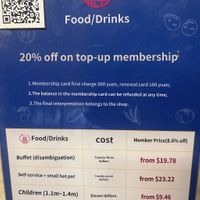 Price list translated   at Jixiang Vegetarian Restaurant in Lijiang