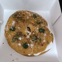 Roscón de reyes vegano relleno de nata #Veganuary at Le Chaton in Cartagena