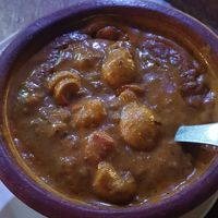 Mushroom masala at Banana Leaf Restaurant Kovalam in Kovalam