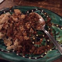 Lentil curry (omg amazing) at Los Barbados in Tokyo