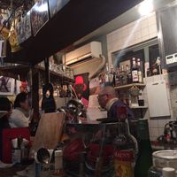 The place is little and intimate (eating only in the bar) at Los Barbados in Tokyo