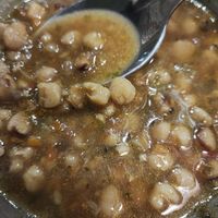 Zuppa di cicerchie at L'Angolo del Buongustaio in Castiglione Del Lago