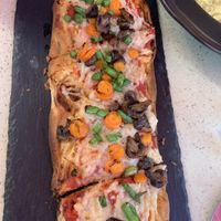 Vegan pizza  at Call Me Cuban in Miami Beach