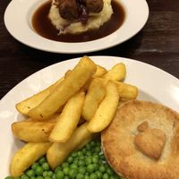 Bangers and mash, pie   at The Lady Luck in Canterbury