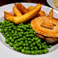 Mushroom pie at The Lady Luck in Canterbury