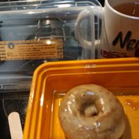 Coffee donut to go, they had four flavors that day. at Rigby Roastery @ Boycott Coffee - Pop Up in Memphis