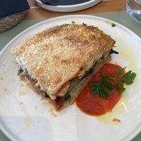 Vegan moussaka   at Stone in Athens