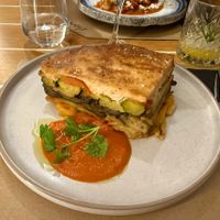 Vegan Moussaka at Stone in Athens