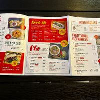 Menu  at Pho 37 in Leeds