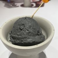 Black sesame ice cream   at Towzen - Kuala Lumpur in Kuala Lumpur