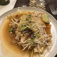 Vegan pad thai  at Yaimai in Pisa