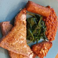 Kids' vegan brekkie at Wellingtons Coffeehouse and Bar in Dover