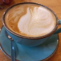 Latte at Wellingtons Coffeehouse and Bar in Dover