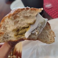 Maritozzo al pistacchio #Veganuary at Pasticceria Artemisia in Ravenna