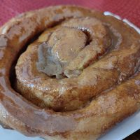 Cinnamon roll at Pasticceria Artemisia in Ravenna