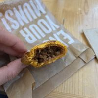 Cheeseburger empanadaas  at Las Muns in Porto