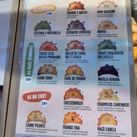 Full menu  at Las Muns in Porto