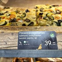 Vegetable focaccia   at Backstube - Grønland in Oslo