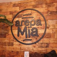 Interior view #Veganuary at Arepa Mia in Madrid