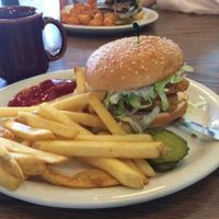 'chicken-fried' tofu sandwich  at King Solomon's Reef Cafe and Lounge in Olympia
