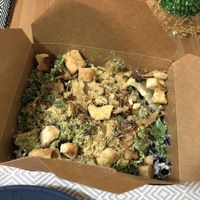 kale Caesar salad at Wild Leek in Halifax